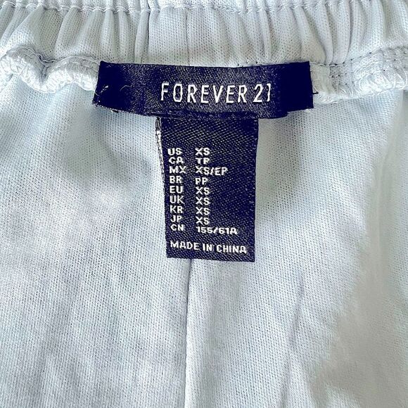 FOREVER 21 Pastel Green Suede Cutout Elastic Waist Shorts | Women’s XS - Picture 5 of 5